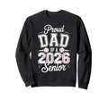 Proud Dad 2026 Senior Baseball Graduate Sweatshirt - Graphic Print Unisex - T-Shirt, Sweatshirt, Hoodie