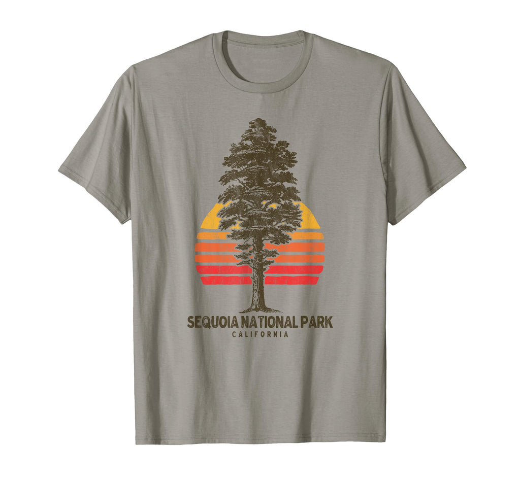 Sequoia National Park Tree Minimalist T-Shirt - Unique Graphic Men Women - T-Shirt, Sweatshirt, Hoodie
