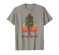 Sequoia National Park Tree Minimalist T-Shirt - Unique Graphic Men Women - T-Shirt, Sweatshirt, Hoodie