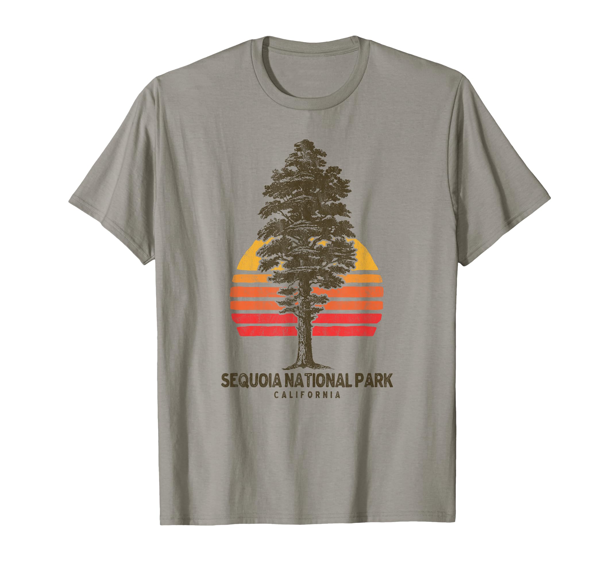 Sequoia National Park Tree Minimalist T-Shirt - Unique Graphic Men Women - T-Shirt, Sweatshirt, Hoodie