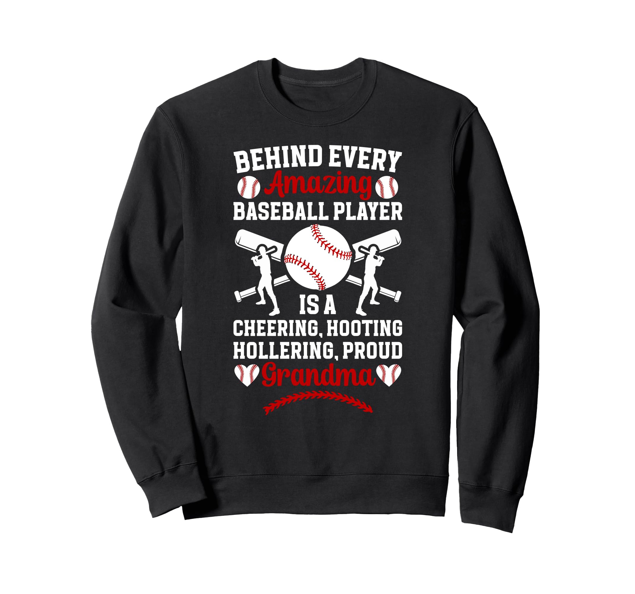 Proud Grandma Baseball Player Sweatshirt - Aesthetic Graphic Unisex - T-Shirt, Sweatshirt, Hoodie