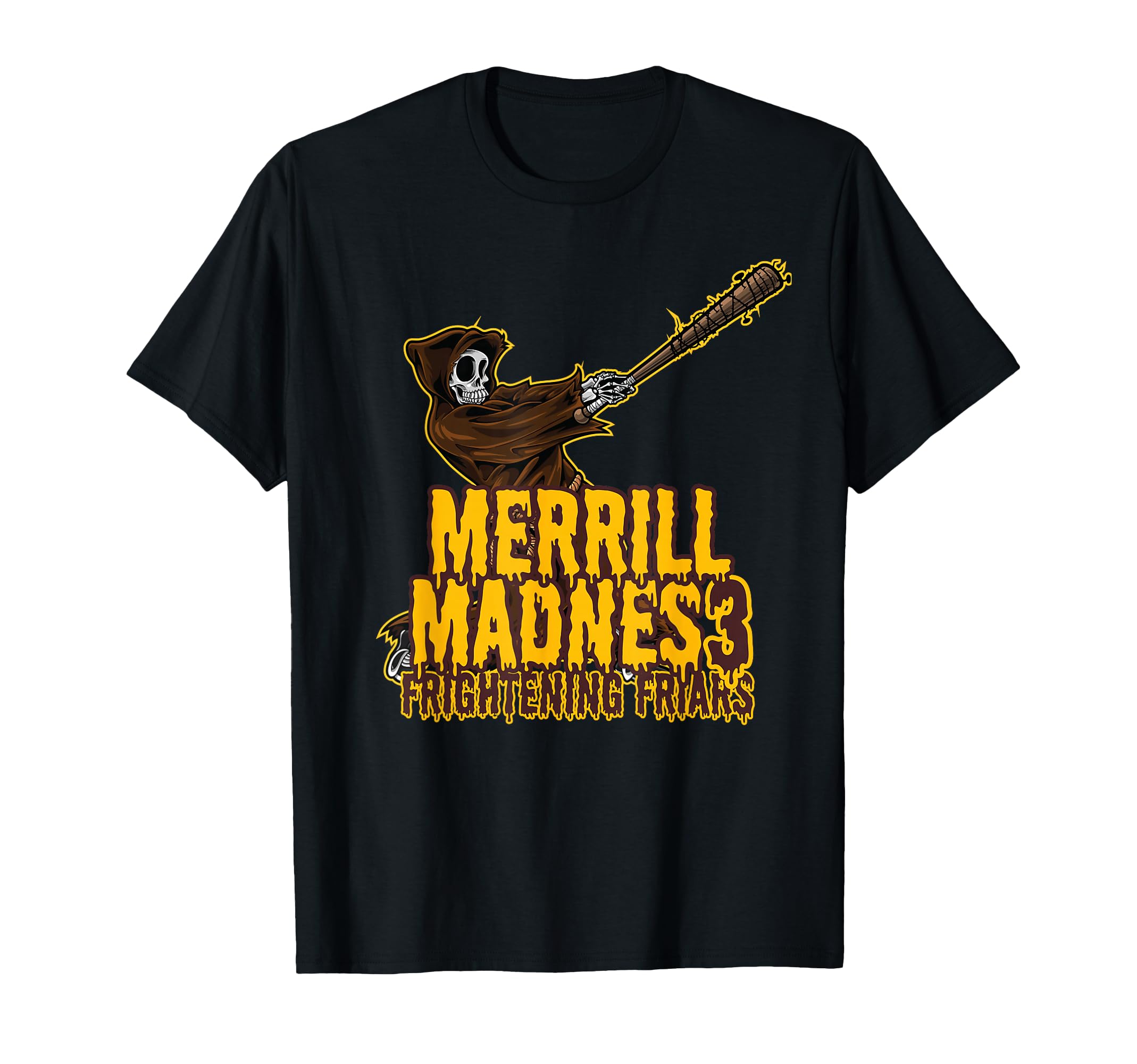Merrill Madness San Diego Baseball Grim T-Shirt - Unique Graphic Men Women - T-Shirt, Sweatshirt, Hoodie