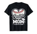 Proud Senior Mom Class 2026 Baseball T-Shirt - Custom Art Print Men Women - T-Shirt, Sweatshirt, Hoodie