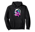 Aesthetic Vaporwave Space Cat 80S Hoodie - Casual Everyday Wear for Adults - T-Shirt, Sweatshirt, Hoodie
