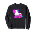 Gamer 8 Bit Roller Skates Video Game Sweatshirt - Aesthetic Graphic Unisex - T-Shirt, Sweatshirt, Hoodie