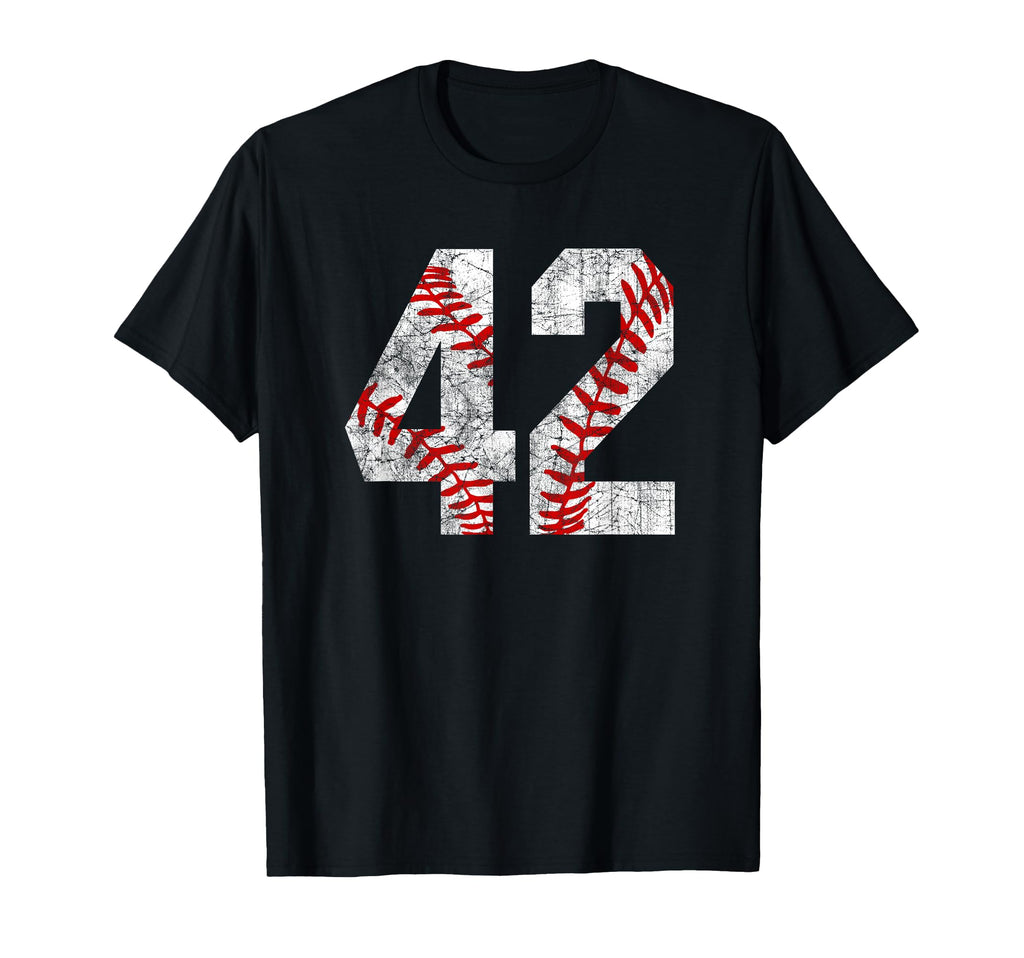 Baseball Mom 42 Jersey Baseball Favorite T-Shirt - Novelty Apparel Unisex - T-Shirt, Sweatshirt, Hoodie