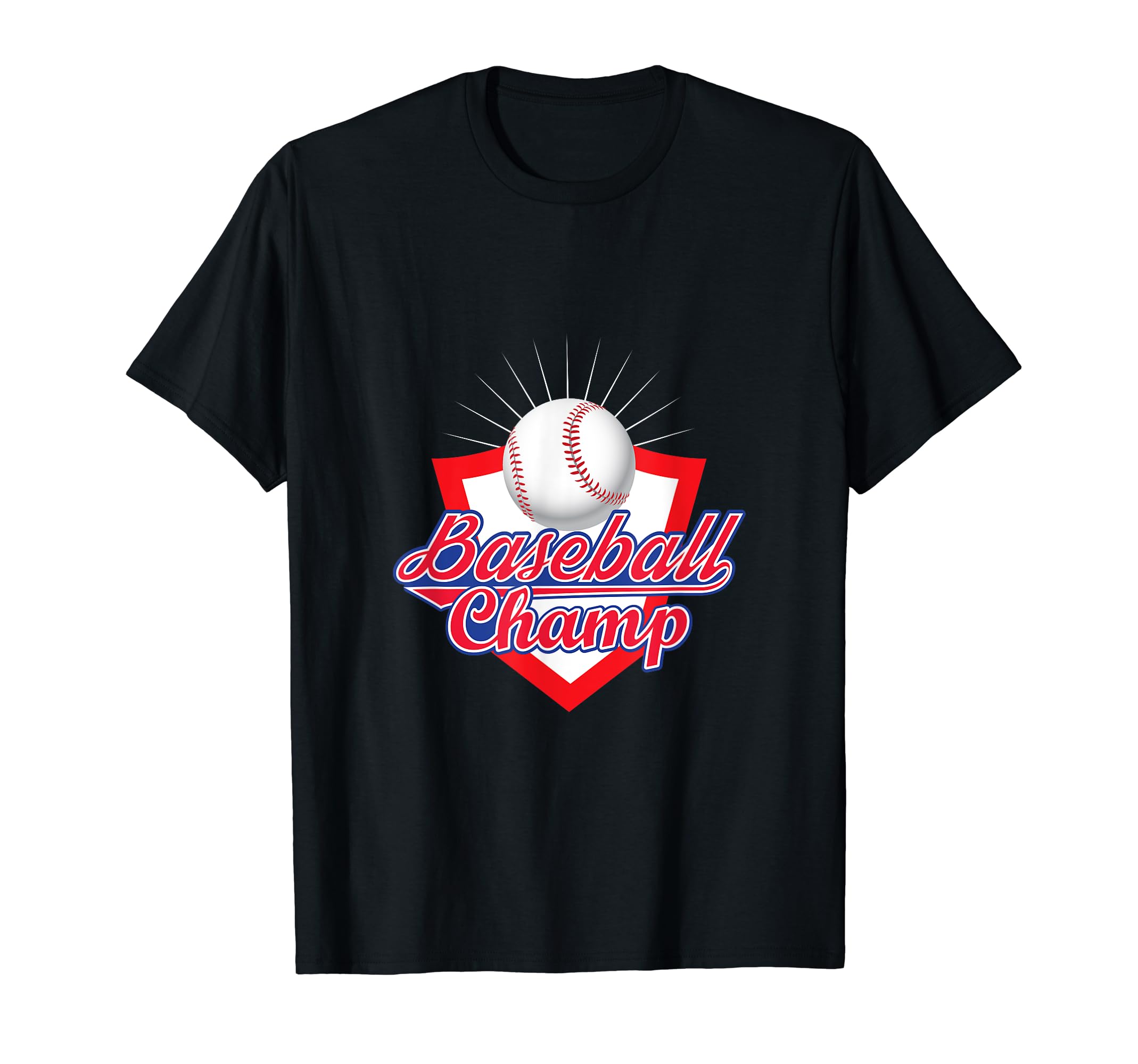 Baseball Champ Baseball Player Baseball T-Shirt - Aesthetic Graphic Unisex - T-Shirt, Sweatshirt, Hoodie