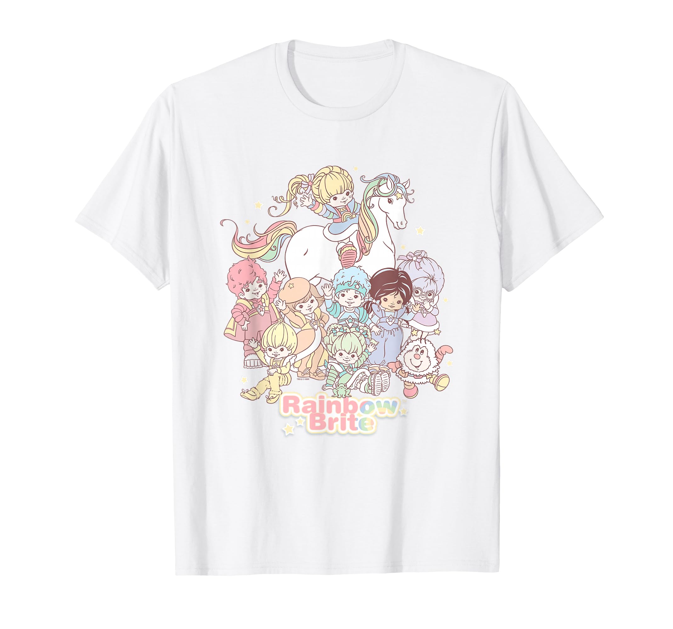Rainbow Brite Pastel Colors Group Shot T-Shirt - Aesthetic Graphic Unisex - T-Shirt, Sweatshirt, Hoodie