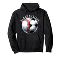 Dad Ballers Baseball Soccer Player Hoodie - Aesthetic Graphic Men Women - T-Shirt, Sweatshirt, Hoodie