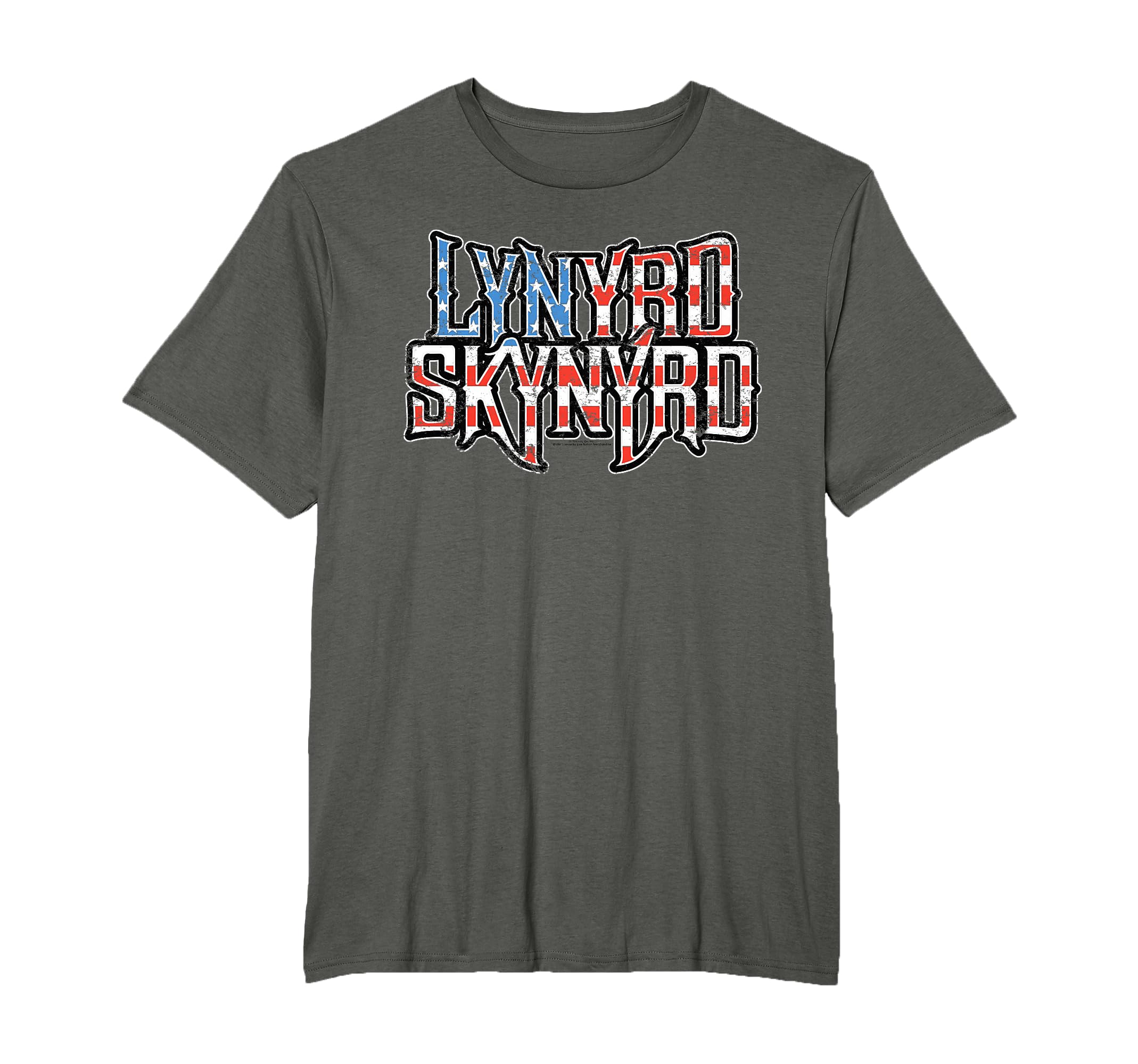 Lynyrd Skynyrd Flag Logo Usa Stars T-Shirt - Novelty Apparel Unisex - T-Shirt, Sweatshirt, Hoodie