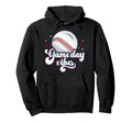 Game Day Vibes Baseball Game Day Hoodie - Novelty Apparel for Adults - T-Shirt, Sweatshirt, Hoodie