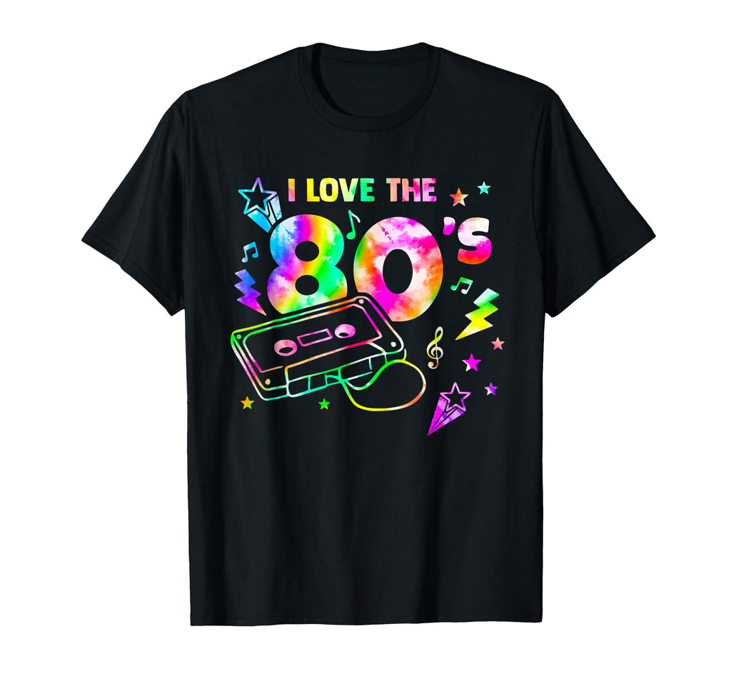 I Love 80S Tape Music Party T-Shirt - Novelty Apparel for Adults - T-Shirt, Sweatshirt, Hoodie