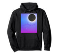 Aesthetic Vaporwave Eclipse 2024 Hoodie - Minimalist Print Unisex - T-Shirt, Sweatshirt, Hoodie