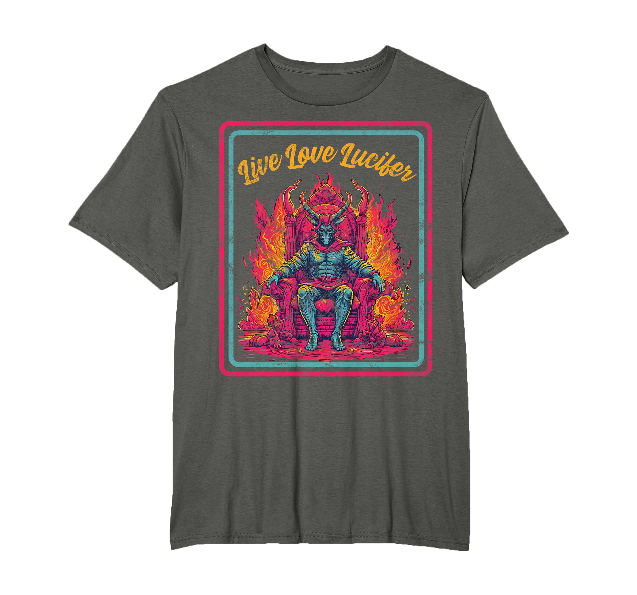 Horror Live Love Lucifer Dark T-Shirt - Unique Graphic for Adults - T-Shirt, Sweatshirt, Hoodie