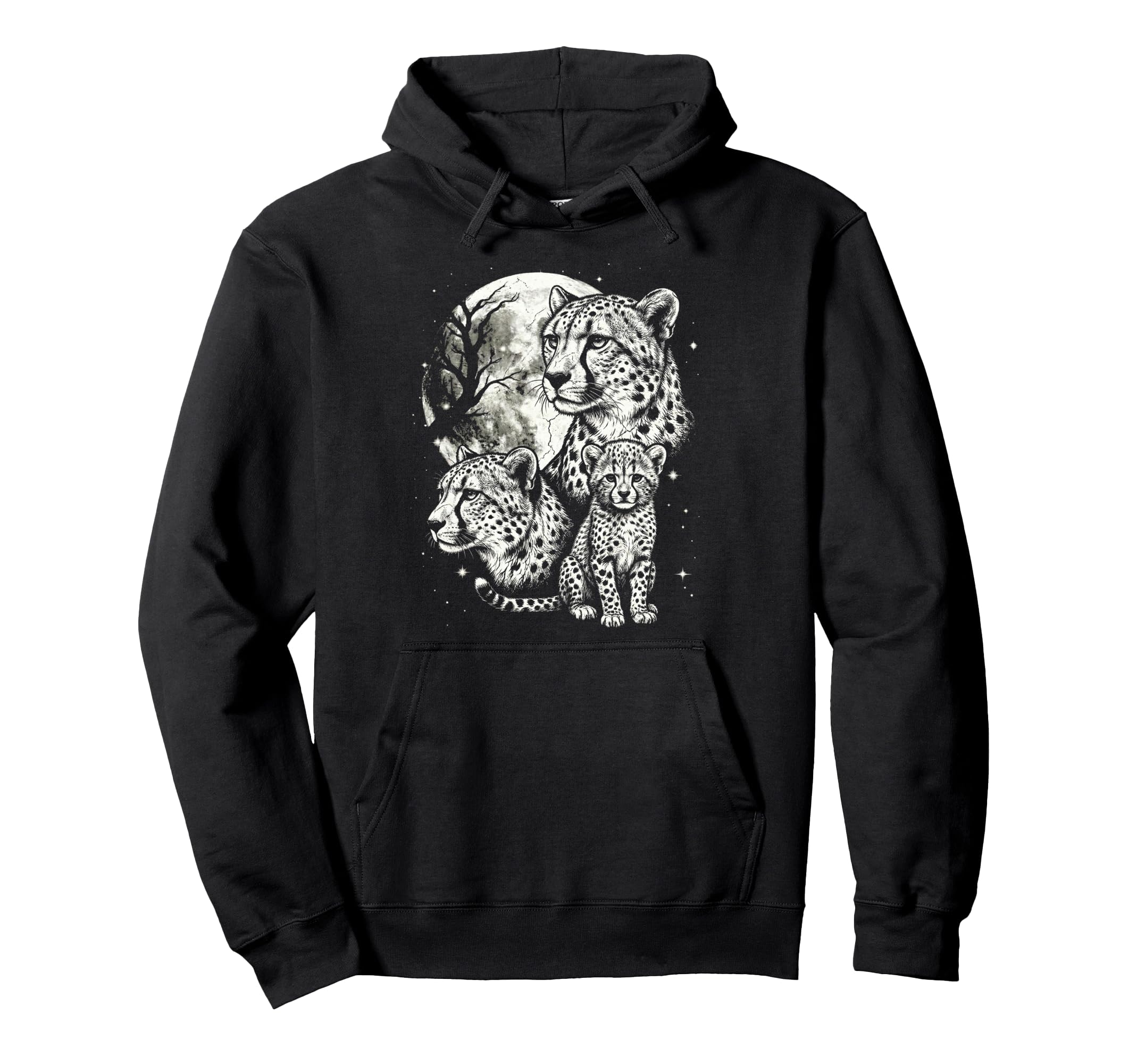 Cheetah 90S Aesthetic Y2K Cheetah Hoodie - Graphic Print Men Women - T-Shirt, Sweatshirt, Hoodie