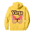 Virgo Zodiac Butterfly Boho Aesthetic Hoodie - Aesthetic Graphic Unisex - T-Shirt, Sweatshirt, Hoodie