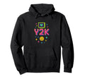 Y2K Pixel Art Neon Tech Vaporwave Hoodie - Streetwear Style for Adults - T-Shirt, Sweatshirt, Hoodie