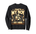 Baseball Dad Son Sweatshirt - Aesthetic Graphic for Adults - T-Shirt, Sweatshirt, Hoodie