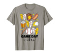 Baseball And Softball Mom Game Day Vibes T-Shirt - Trendy Graphic Unisex - T-Shirt, Sweatshirt, Hoodie