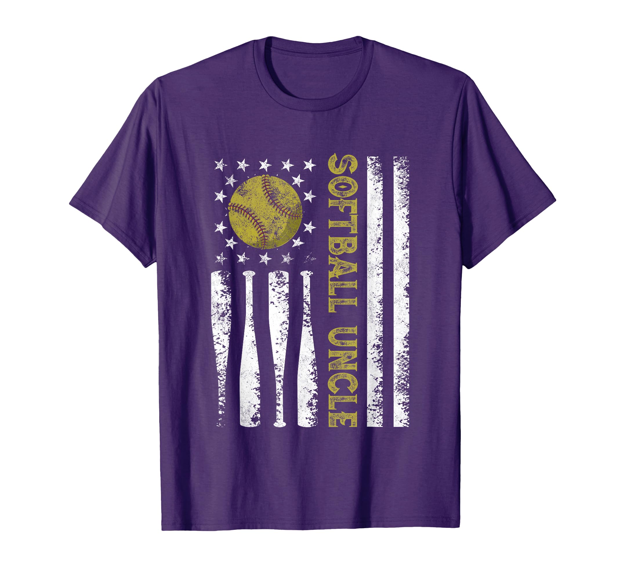 Distressed Usa American Flag Softball T-Shirt - Streetwear Style Men Women - T-Shirt, Sweatshirt, Hoodie