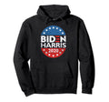 Biden Harris 2020 Red White Blue Distressed Hoodie - Unique Graphic Unisex - T-Shirt, Sweatshirt, Hoodie
