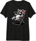 Chill Camping Raccoon Summer - Adult & Kids T-Shirts, Sweatshirts & Hoodies apparel design preview 1