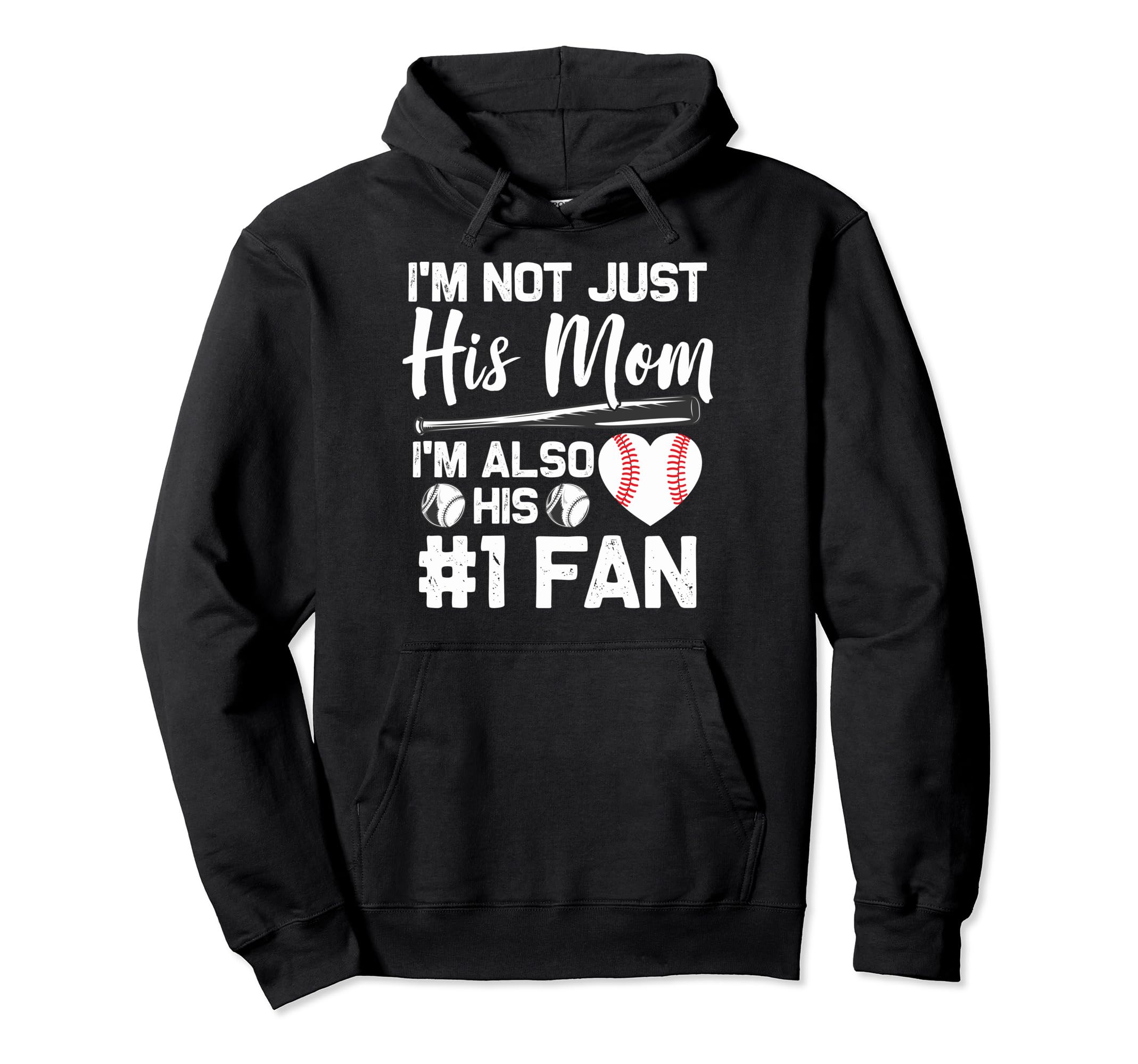 Baseball Mothers Baseball Mama Im Hoodie - Casual Everyday Wear for Adults - T-Shirt, Sweatshirt, Hoodie