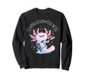 Lets Axo Rock Axolotl Music Sweatshirt - Fun Novelty Design Unisex - T-Shirt, Sweatshirt, Hoodie