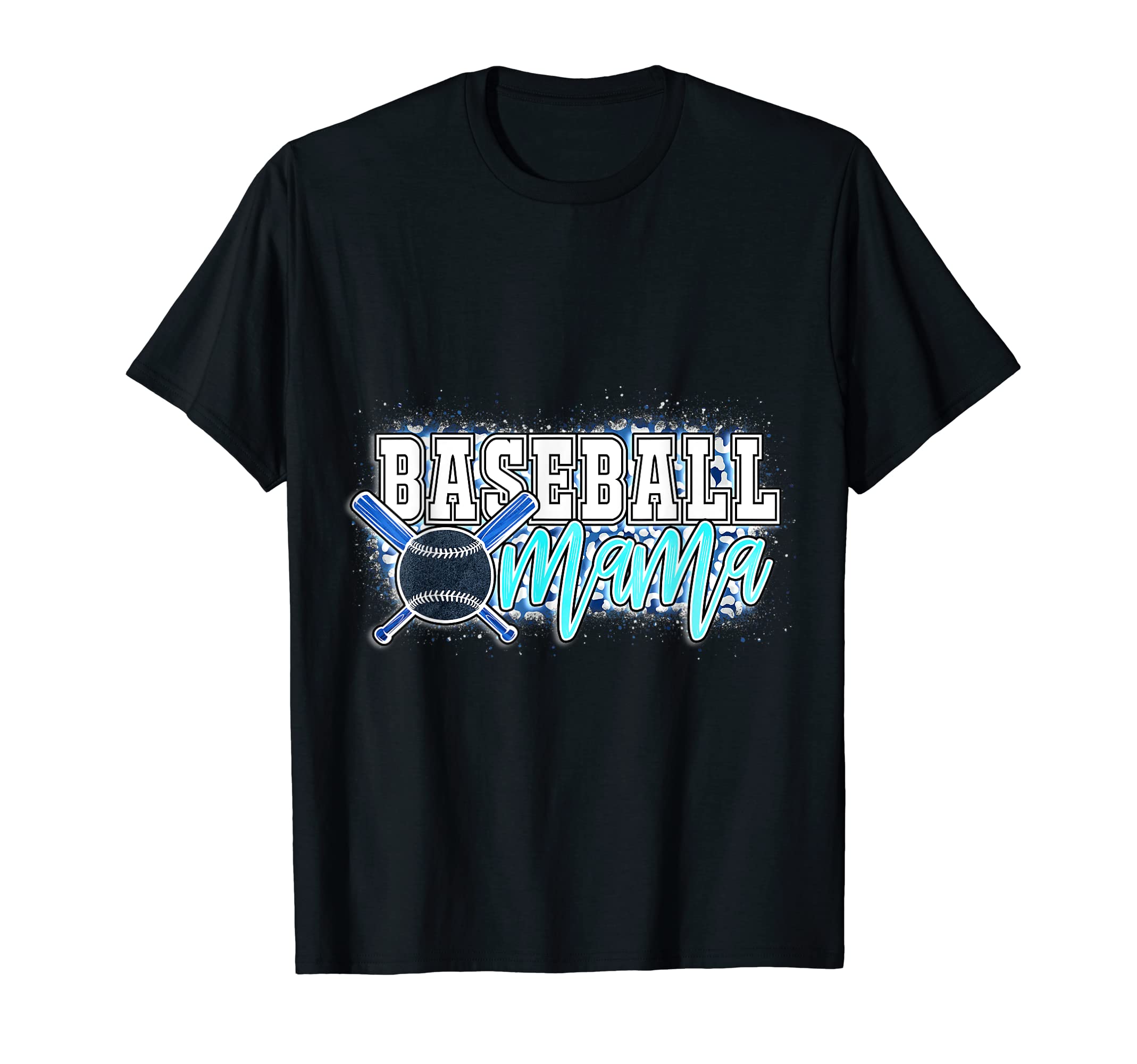 Baseball Mama Leopard D Cor Theme T-Shirt - Custom Art Print Men Women - T-Shirt, Sweatshirt, Hoodie