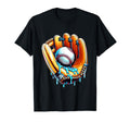 Baseball Drip Glove Ice Cream T-Shirt - Streetwear Style Men Women - T-Shirt, Sweatshirt, Hoodie