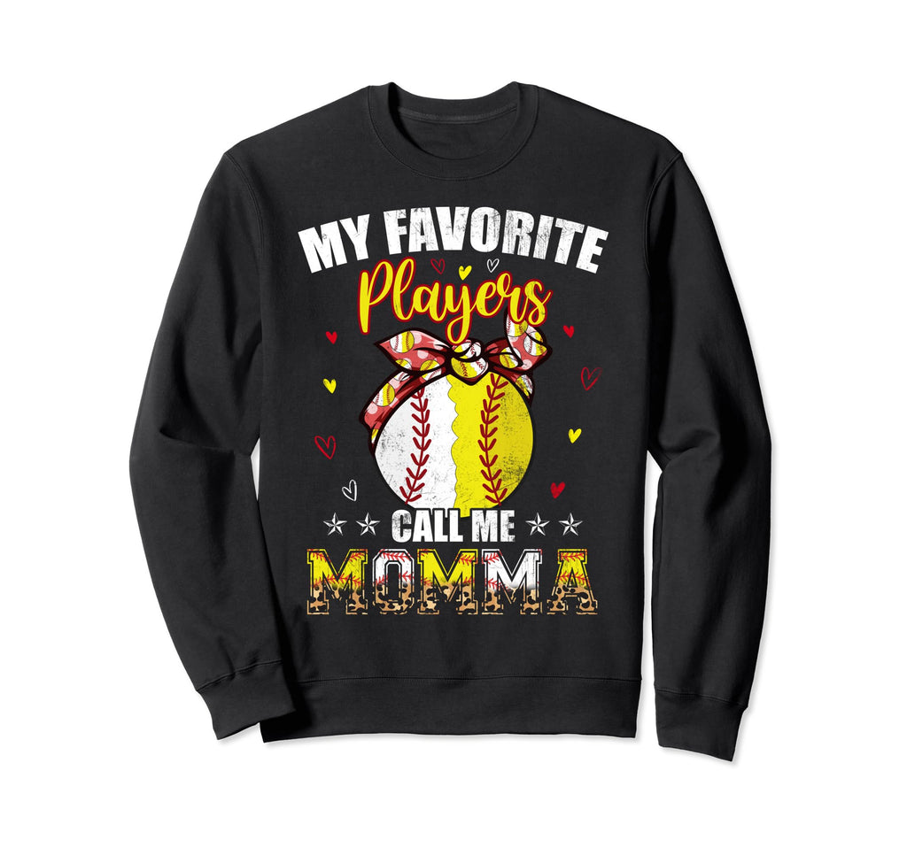 My Favorite Baseball Softball Players Sweatshirt - Graphic Print Unisex - T-Shirt, Sweatshirt, Hoodie