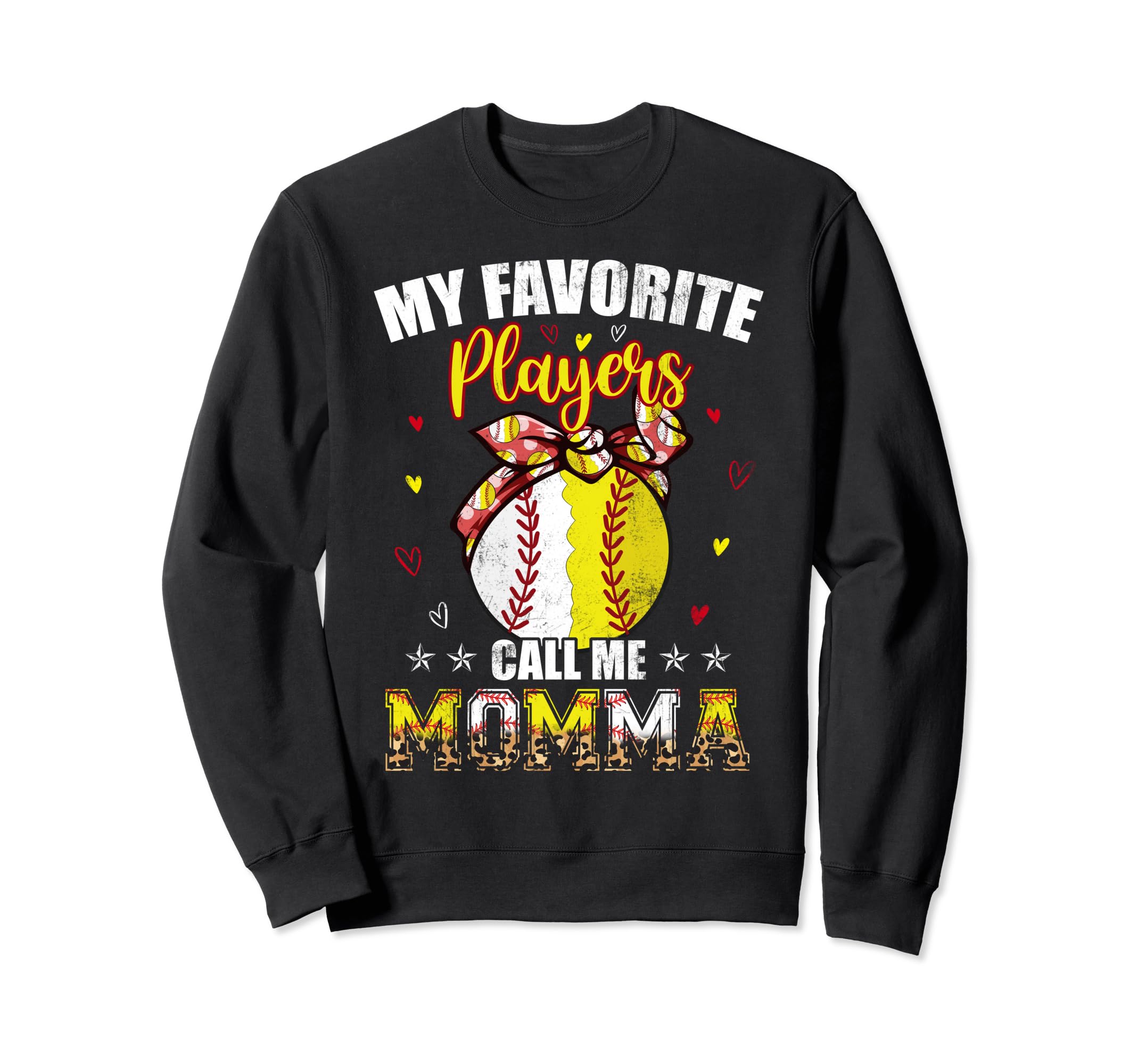 My Favorite Baseball Softball Players Sweatshirt - Graphic Print Unisex - T-Shirt, Sweatshirt, Hoodie