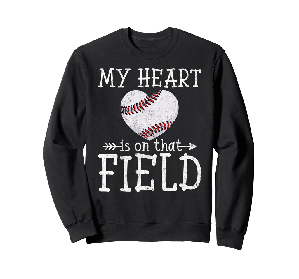 My Heart Is That Field Funny Sweatshirt - Minimalist Print for Adults - T-Shirt, Sweatshirt, Hoodie