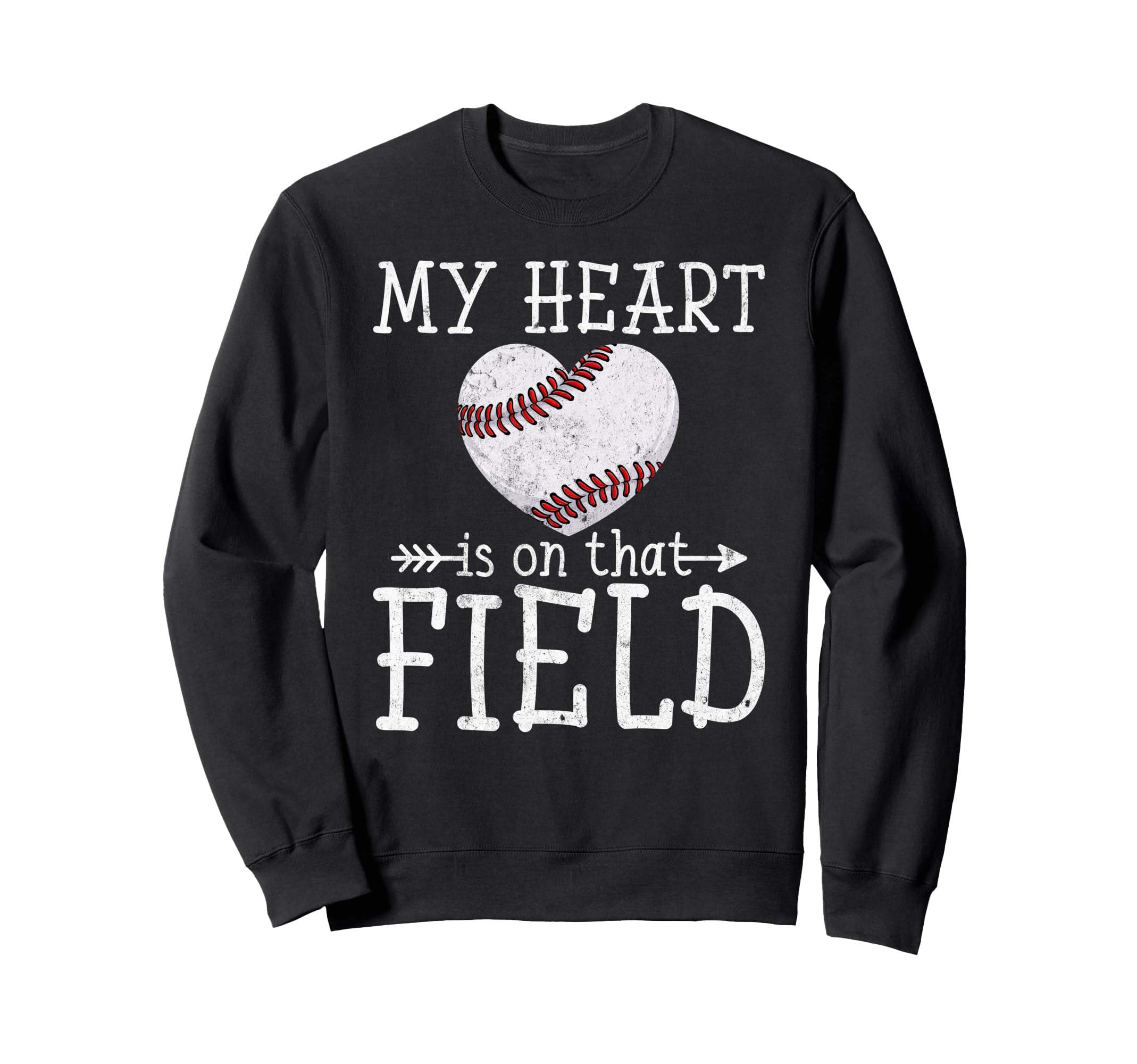 My Heart Is That Field Funny Sweatshirt - Minimalist Print for Adults - T-Shirt, Sweatshirt, Hoodie