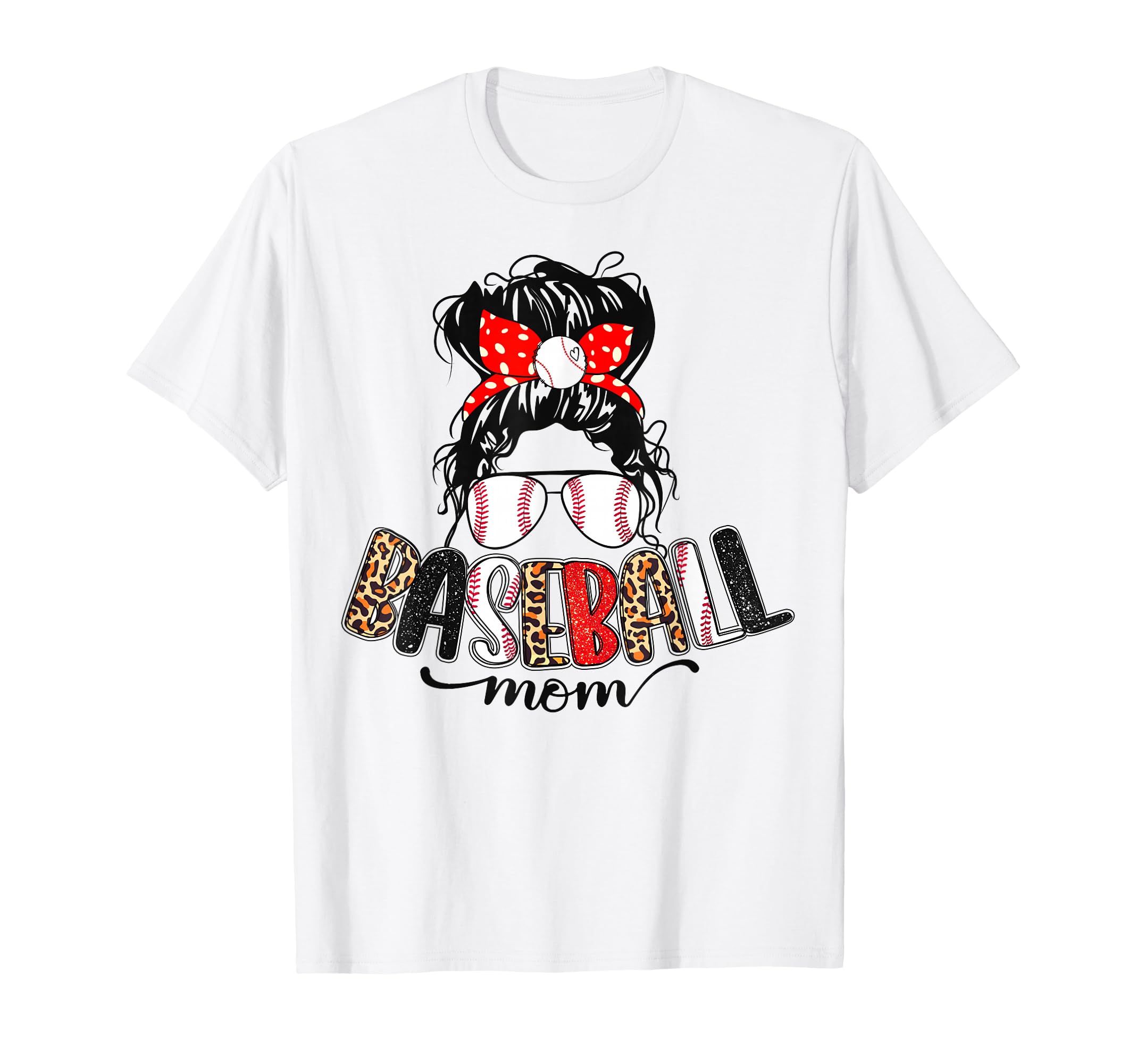 Baseball Mom Sport Mama Softball T-Shirt - Fun Novelty Design for Adults - T-Shirt, Sweatshirt, Hoodie