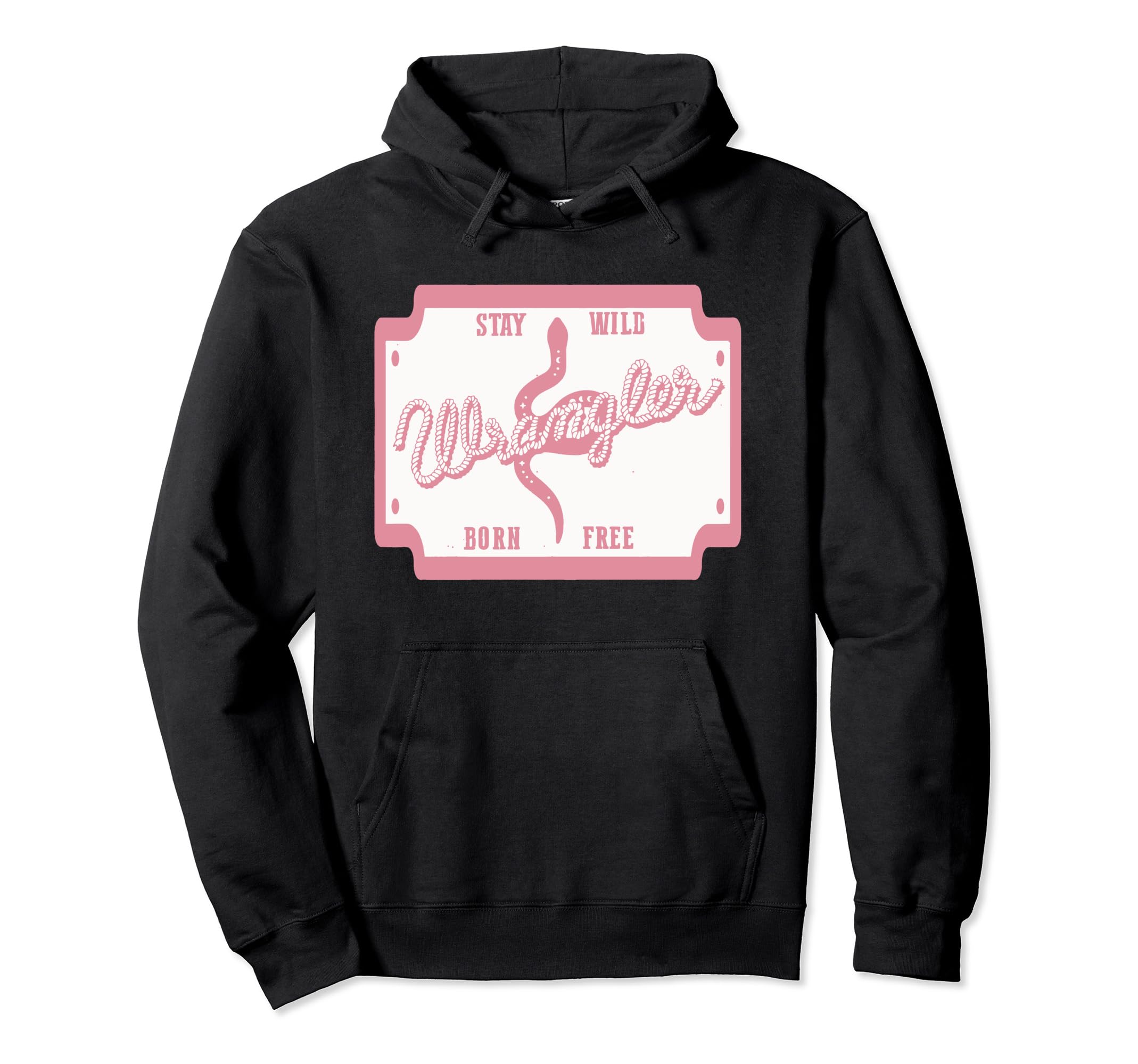 Wrangler Western Country Cowboy Snake Hoodie - Trendy Graphic for Adults - T-Shirt, Sweatshirt, Hoodie