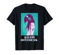 Antisocial Anime Vaporwave Aesthetic T-Shirt - Minimalist Print for Adults - T-Shirt, Sweatshirt, Hoodie