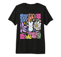 Easter Floral Bunny Boho Flowers And T-Shirt - Unique Graphic Men Women - T-Shirt, Sweatshirt, Hoodie