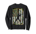 Baseball Us Camouflage Flag Baseball Sweatshirt - Custom Art Print Unisex - T-Shirt, Sweatshirt, Hoodie