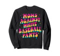 Moms Against White Baseball Pants Sweatshirt - Minimalist Print Unisex - T-Shirt, Sweatshirt, Hoodie