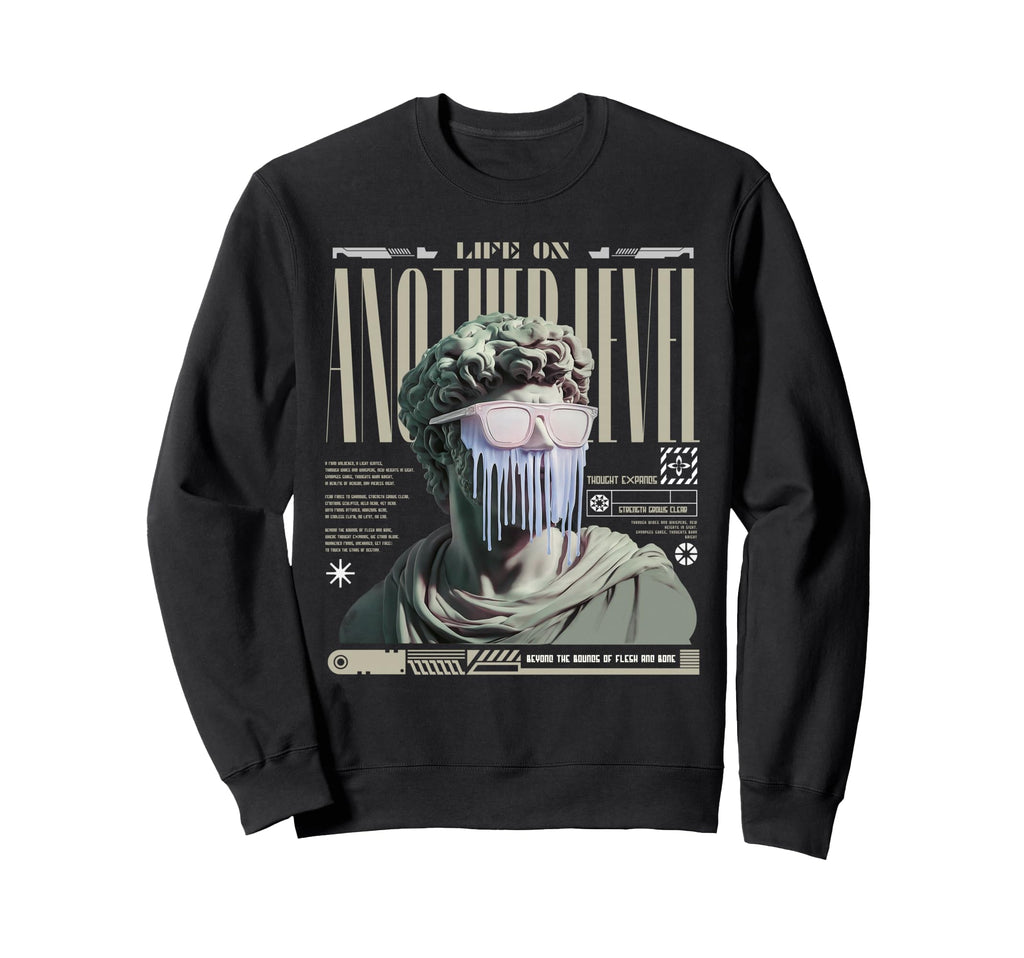 Y2K Another Level Bold Urban Sweatshirt - Graphic Print for Adults - T-Shirt, Sweatshirt, Hoodie