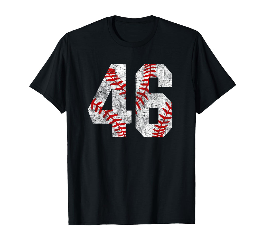 Baseball Mom 46 Jersey Baseball Favorite T-Shirt - Graphic Print Men Women - T-Shirt, Sweatshirt, Hoodie
