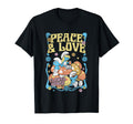 Smurfs Peace Love Flower Power T-Shirt - Casual Everyday Wear Unisex - T-Shirt, Sweatshirt, Hoodie