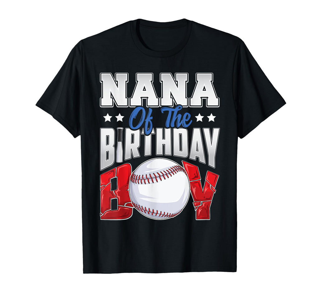 Nana Baseball Birthday Family Baller B T-Shirt - Minimalist Print Unisex - T-Shirt, Sweatshirt, Hoodie