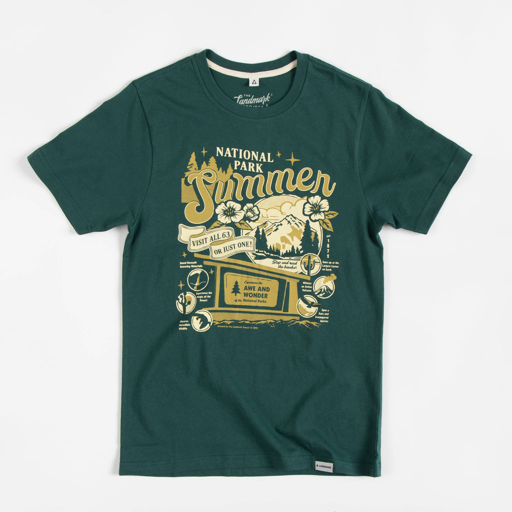 National Park Summer Unisex Short Sleeve - Adult & Kids T-Shirts, Sweatshirts & Hoodies apparel design preview 1