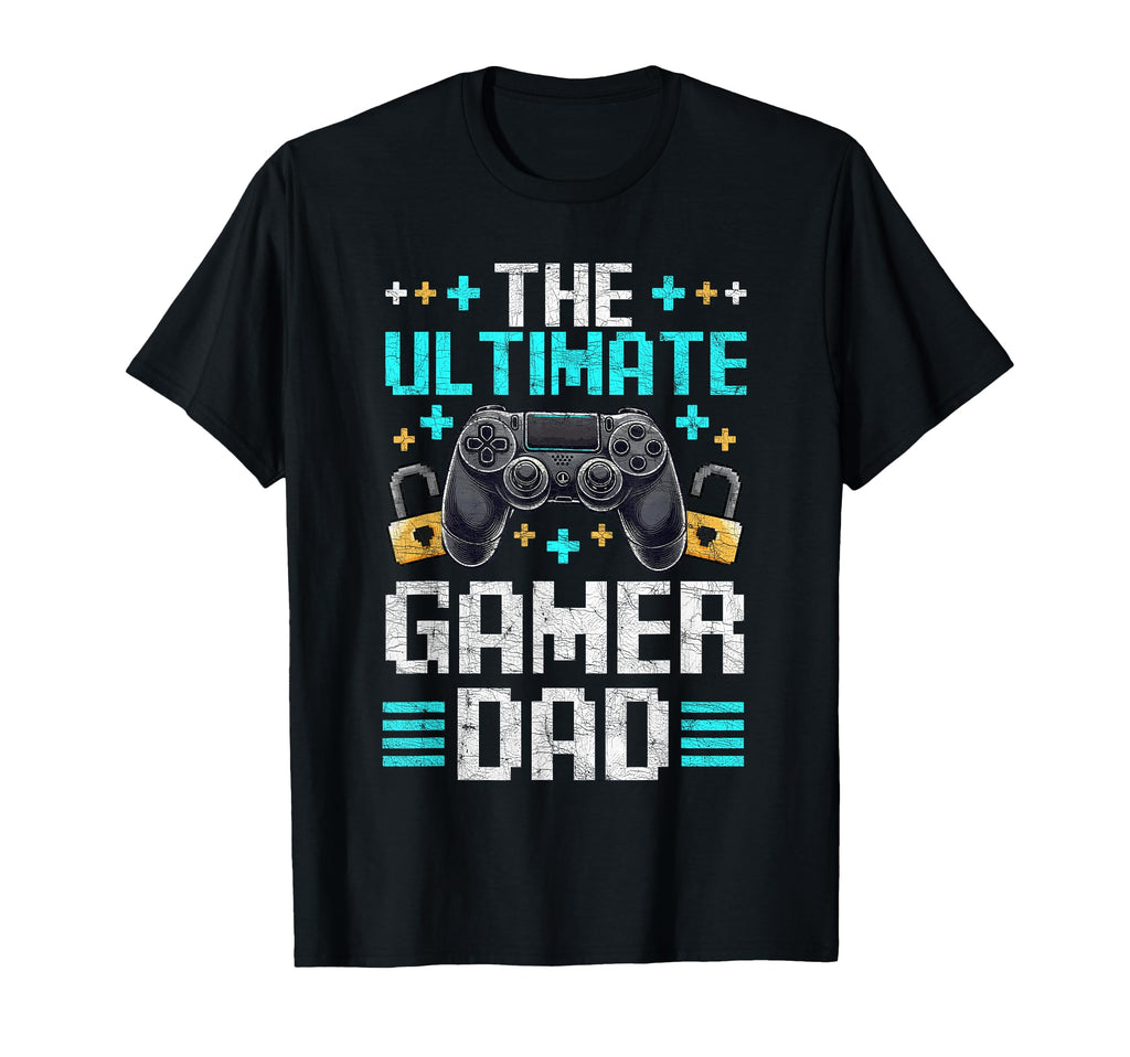 Gamer Dad Fathers Day Ultimate Gamer Dad T-Shirt - Unique Graphic Men Women - T-Shirt, Sweatshirt, Hoodie