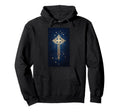 Gothic Cross Grunge Aesthetic Y2K Goth Hoodie - Aesthetic Graphic Unisex - T-Shirt, Sweatshirt, Hoodie
