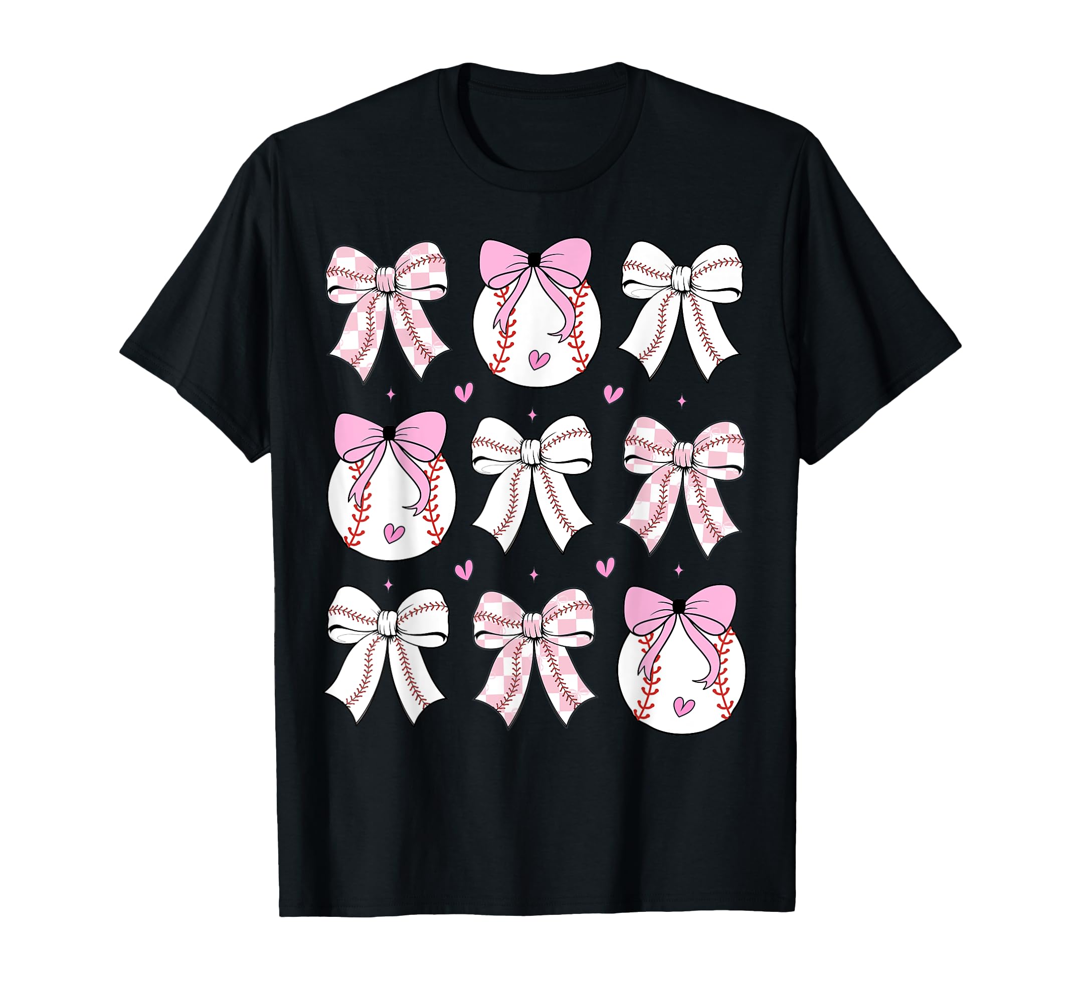 Baseball Mom Bows Baseball Mama Game T-Shirt - Fun Novelty Design Unisex - T-Shirt, Sweatshirt, Hoodie