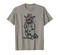 Racoon Trash Panda Cowboy Western T-Shirt - Custom Art Print Men Women - T-Shirt, Sweatshirt, Hoodie