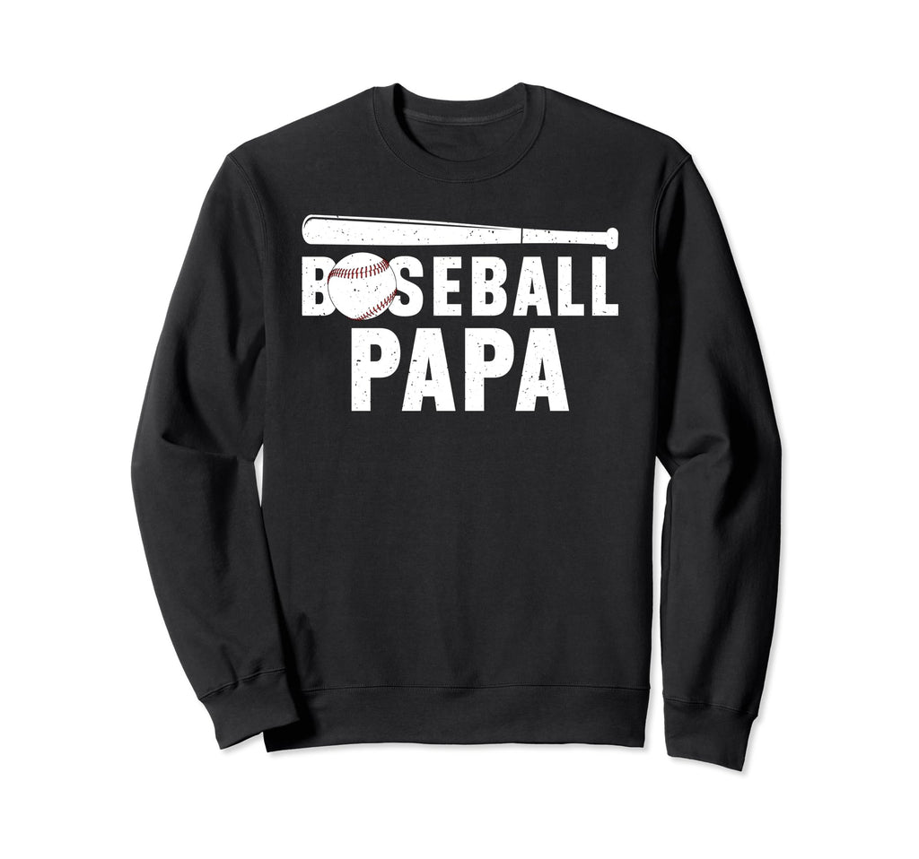Baseball Papa Proud Grandpa Papa Sweatshirt - Trendy Graphic Unisex - T-Shirt, Sweatshirt, Hoodie